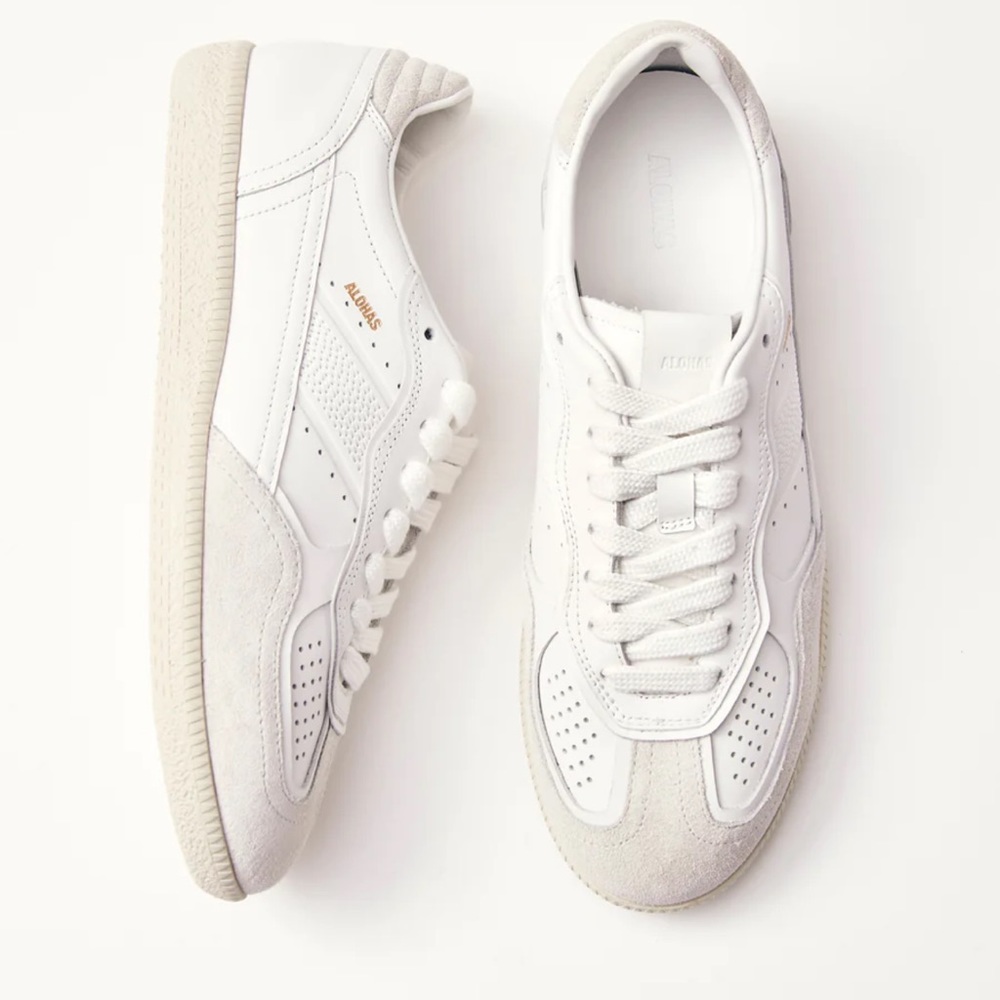 Alohas Rife tb. 490 light grey leather sneakers size 40